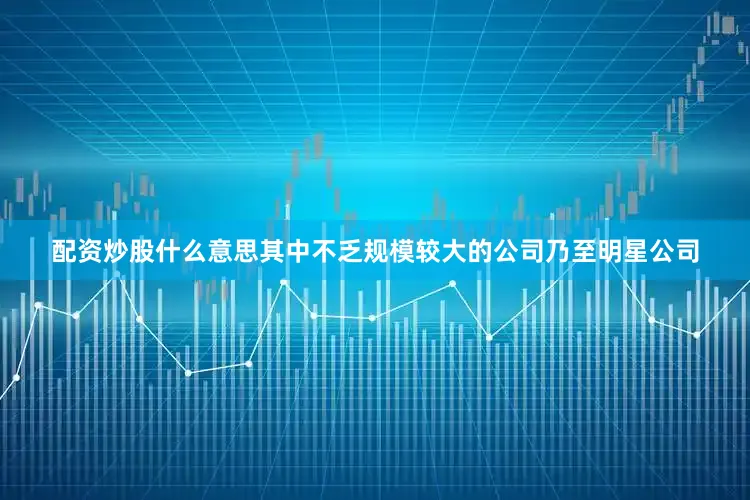 配资炒股什么意思其中不乏规模较大的公司乃至明星公司
