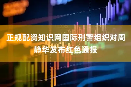 正规配资知识网国际刑警组织对周静华发布红色通报